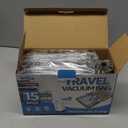 Vacuum Bags for Travel with Rechargeable Pump, 3 Sizes Vacuum Seal Bags for Clothing, Compression Vacuum Travel Bags for Luggage, Vacuum Packing Bags for Closet Organization (15)