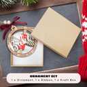 2 x MAPDTWO Baking Ornaments for Christmas Tree - Baking Gifts for Women, Cooking Lovers, Bakers - Baker, Kitchen Christmas Ornament - Cooking Bakery Cake Chef Ornaments - Wood & Acrylic Ornament 2025