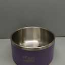Tuff Pupper Heavy Duty Insulated Dog Bowl | Double Wall Stainless Steel Dog Food Dish | Non-Slip Spill Proof Dishwasher Safe Cat Bowl | Water Dish for Feeding Large Medium Small Pets (188oz, Purple)