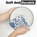 Artoid Mode Beige Floral Paisley Kitchen Towels Dish Towels, 18x26 Inch Seasonal Spring Decoration Hand Towels Set of 2