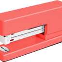 1 Desktop Stapler & 1 Tape Dispenser,Orange Staplers for Desk | 25 Sheet Capacity with 830 Staples,Staple Remover, Non-Slip for Office,School, Home & Classroom(Tape not Included)