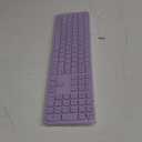 Wireless Keyboard and Mouse Combo - seenda Full Size 2.4G USB Wireless Keyboard Mouse Set, Quiet Cordless Computer Keyboard Mouse for Windows, Laptop, PC - Purple