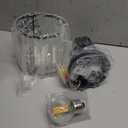 12V RV Wall Light Fixture with Metal Cage and Crystal Shade (Bulb Included), 12V RV Interior Light Fixture with On&Off Switch, 3000K Decorative Interior Light for Motorhome, Trailer