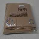 LAMIT Natural Linen Curtains for Living Room 84 Inch Length, Grommet Light Filtering Bedroom Cotton Curtains Privacy Burlap Window Panels for Farmhouse, 2 Panels, Tan, 52 x 84 Inch (52"W x 84"L (Pack of 2), Natural Tan)