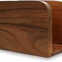 12 Inch Acacia Wood Round Tray, Wooden Decorative Serving Coffee Table Tray Centerpiece Candle Holder for Farmhouse Kitchen Dining Room Home Decor Coffee Table Decor and Accessories