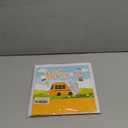 4D Pop Up Welcome Postcards Back To School Card with lights，Back to School Supplies Gifts for Classroom School，First Day of School Gift for Student Classmate Teacher Classroom (school bus card), Pack 2