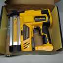ReliaRoads 2" Cordless Brad Nailer, Patented 18GA 2-in-1 Staple Nail Gun Battery Powered Compatible with DeWalt 20V MAX Battery, Electric Nail Gun with Nails Puller, 1600 Nails (Battery Not Included)