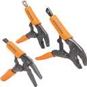 Klein Tools 38665 Locking Pliers Set, Long Nose 6-Inch, Curved Jaw 7 and 10-Inch, High Torque, Mole Grips for Clamping and Gripping 3-Piece