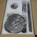 ZMISHIBO 42 Inch Ceiling Fan with Light, App&Remote Control, Flush Mount Low Profile, Dimmable 20W LED Light, Quiet Reversible Motor for Bedroom, Living Room, Apartment, Brown