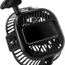 SOFO Pull Start Assembly for Generac 389cc 420cc 439cc 459cc Engine GP5500 GP6500 GP7500E GP8000E GP9200E XT8000 XT8500 Generator Recoil Starter Pull Cord Replacement (Black)