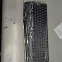 Logitech MK345 Wireless Keyboard and Mouse Combo with Palm Rest, 2.4 GHz USB Receiver, Compatible with PC, Laptop, Black