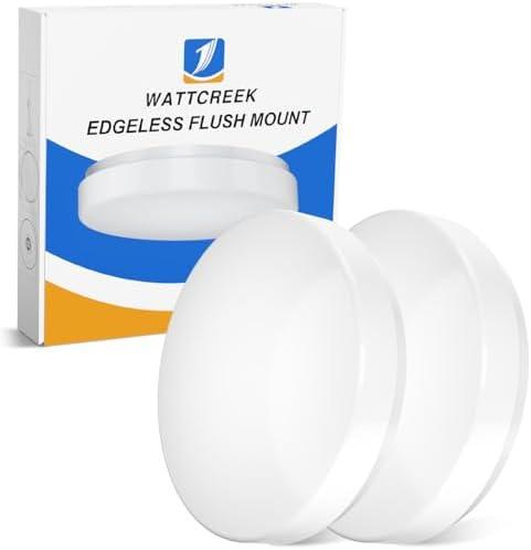 WATTCREEK LED Ceiling Light - 24W Flush Mount Ceiling Light - 12 inch 5 Color Temperatures Adjustable Round Ceiling Light Fixture for Hallway, Kitchen, Bathroom, Living Room by ETL (2pack) WATTCREEK LED Ceiling Light - 24W Flush Mount Ceiling Light - 12 inch 5 Color Temperatures Adjustable Round Ceiling Light Fixture for Hallway, Kitchen, Bathroom, Living Room by ETL (2pack)