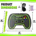 Video Gaming Pinata Controller Set, Great for Gamer Birthday Decorations, Pinatas, Birthday for Boys, Level Up Party Supplies, fits Pinata Stuffers