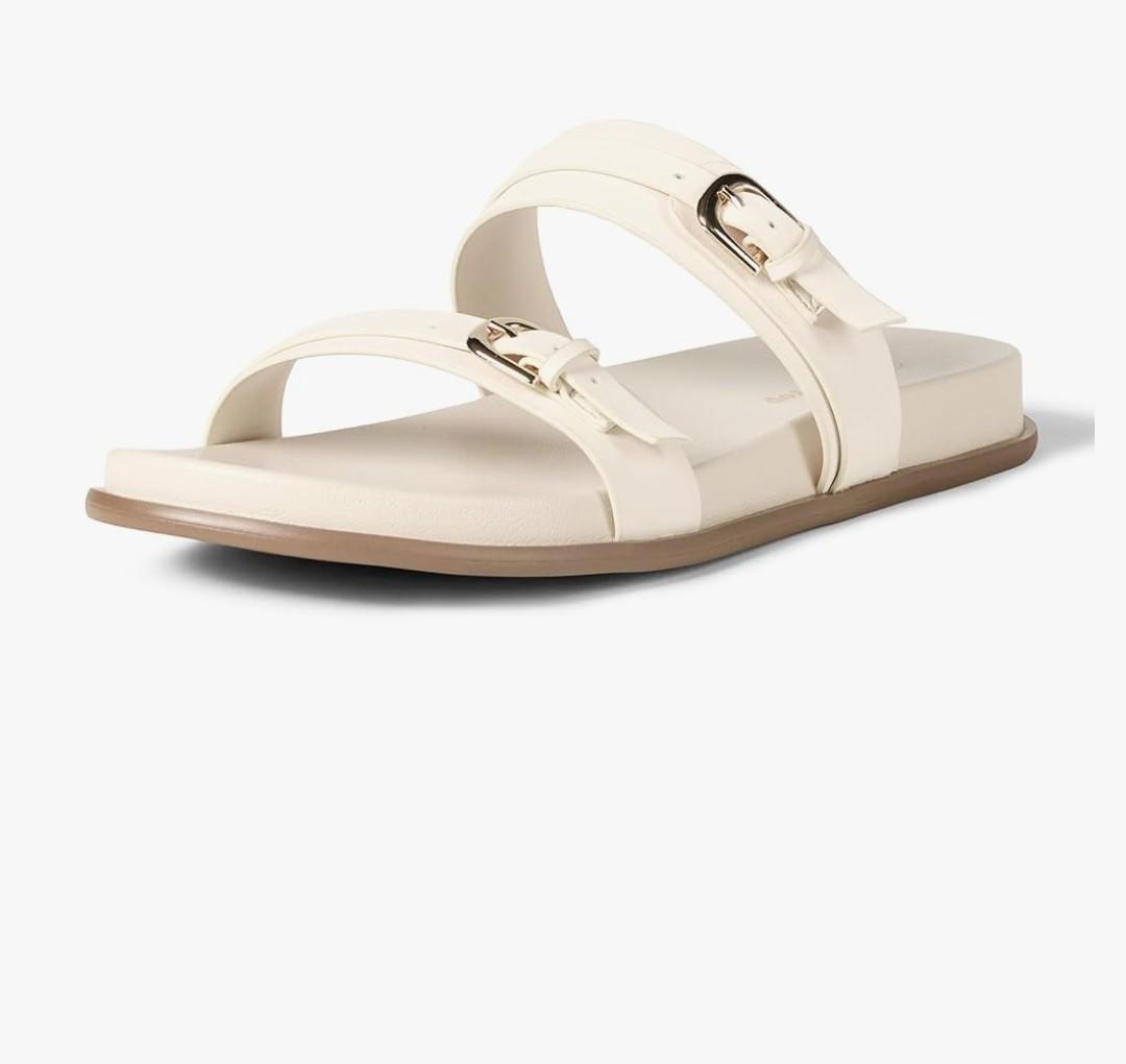 The Drop Women's Avona Two Strap Slide Sandals 7