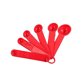 Measuring Spoons Red, 6 Pcs 