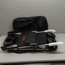 VEVOR Pet Stroller, 35 lbs Weight Capacity, Foldable Dog Stroller Cart, 4 Wheels Cats Strollers with with Detachable Carrier & Mesh Windows, Portable Design with Brake for Small to Medium Pets