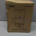 Gevi 4-Cup Coffee Maker with Auto-Shut Off, Small Drip Coffeemaker Compact Coffee Pot Brewer Machine with Cone Filter, Glass Carafe and Hot Plate, Stainless Steel Finish