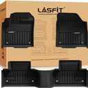 LASFIT Floor Mats Fit for Land Rover Range Rover Evoque 2011-2019, Custom Fit TPE All Weather Waterproof Floor Liners 1st & 2nd Row, Fit 5 Door and Coupe (Not for Convertible), Black, Easy to Clean