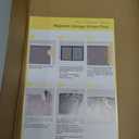 Garage Door Screen 1 Car 9x8ft Garage Screen Door,Upgraded PET Mesh Stronger Than Fiberglass and Polyester, Heavy Duty Weighted Bottom and Magnetic Closure,Hands Free,Easy Assembly