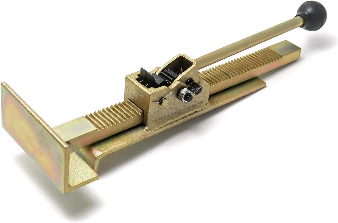 QWORK Flooring Jack Ratcheting Alignment Tool for Hardwood Installation, Edge Tightening & Board Straightening
