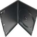 KEYIN Standard Black Single DVD Case - 10 Pack
