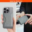 2 x for Magsafe Wallet, Magnetic CardHolder with Adjustable Stand, Phone Card holder with 6 Card Slots, Magnetic Wallet for iPhone 16/15/14/13/12 Series, Not for iPhone 13/12 Mini (White)