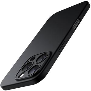 JETech Slim Case for iPhone 16 Pro 6.3-Inch with Camera Lens Full Protection, Ultra-Thin Lightweight Matte Finish Minimalist Protective Phone Cover (Black Titanium)