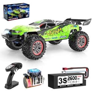 Hosim VENUM Mini 1:8 RC Cars for Adults Fast 80+KMH, Remote Control Truck 4X4 All Terrains Waterproof 2.4GHZ Off Road Hobby Grade Large High Speed RC Monster Truck with 3S Battery
