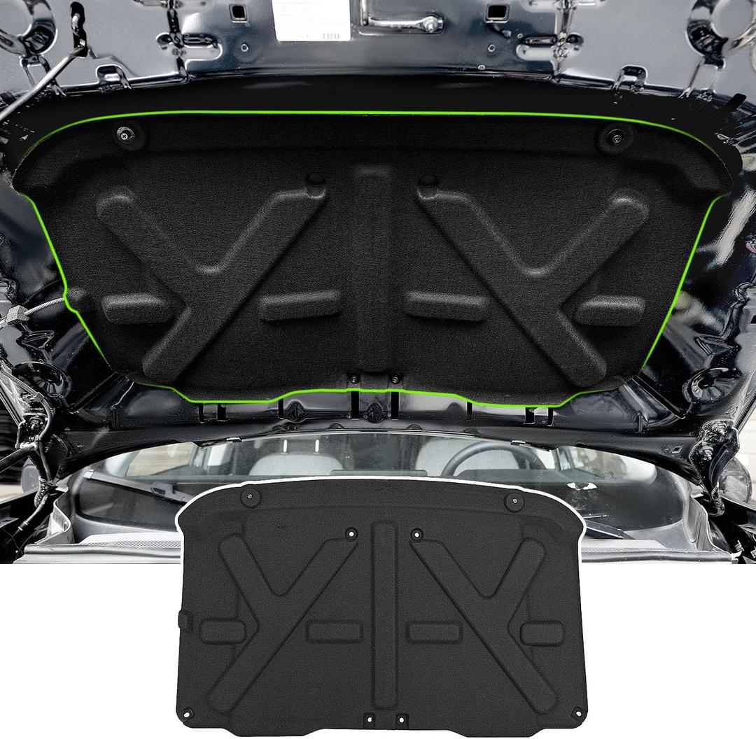 Hood Insulation Pad Compatible with 2022-2025 Ford Maverick Sound Deadening Hood Heat Liner Replacement for 2022-2025 Ford Maverick Accessories