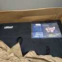 URPOWER XL Dog Back Seat Extender for Crew Cab Truck, Hard Bottom Dog Car Seat Cover Waterproof Dogs Car Hammock Pet Backseat Bed, Pet Truck Accessories for F150 / RAM 1500/ Tundra Crew Cab (Black)