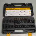 31-Piece Torx Bit Socket Set: 14 Star Bits T8-T70 & 13 E-Torx Sockets E4-E24, Premium CR-V & S2 Alloy Steel, High Torque Laser Marked for Automotive Mechanic