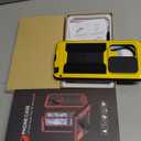 FW Samsung Galaxy S23 Metal Case with Slide Camera Cover Built in Screen Protector Full Body Hybrid S23 Case Metal Kickstand Military Heavy Duty Armor Silicone Case for Man Woman (Yellow)