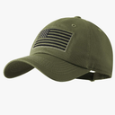 GEANBAYE American Flag Hats for Men Women Adjustable USA Baseball Cap Outdoor Hat Olive