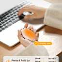 SWEETFULL Hand Warmers Rechargeable  Cute Bear, 2 Pack Magnetic Hot Hands, Reusable Electric Pocket Heater, Great Gift for Daughter, Kids, Wife, or Bestie, Portable for Outdoor & Camping (Pink)