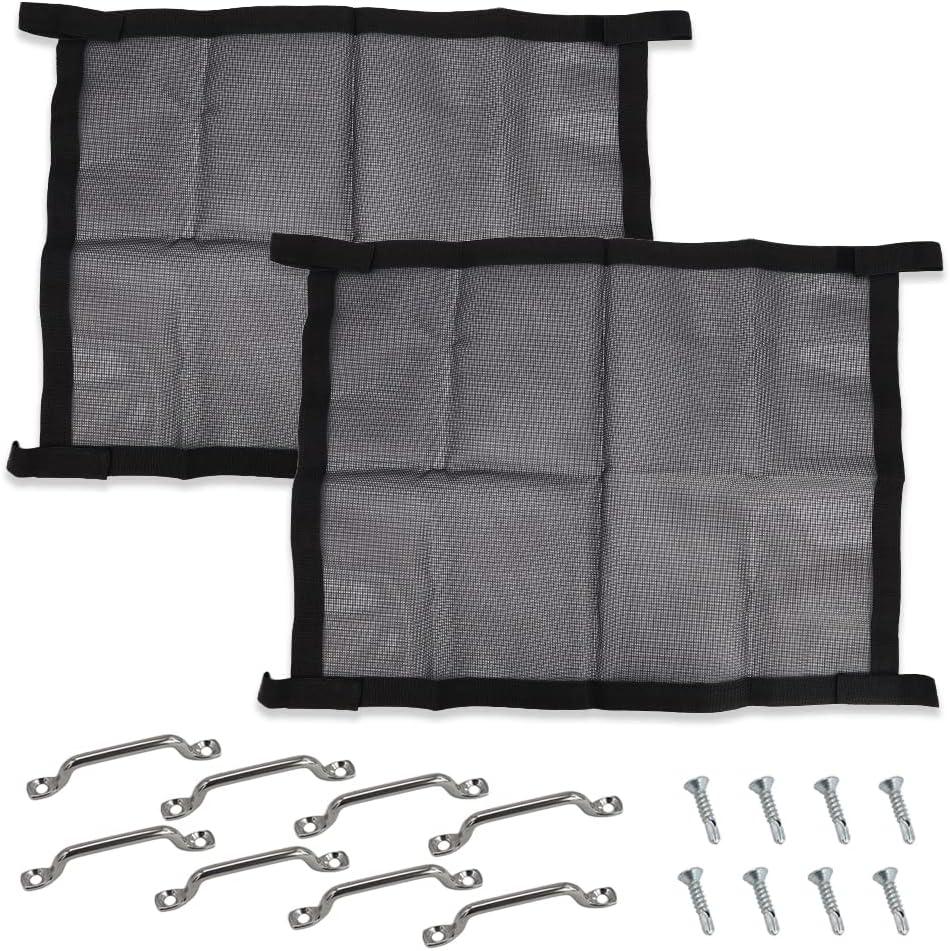 35 Inch Length x 26 Inch Height Horse Trailer Window Screen with Mesh Hole 0.04 * 0.04inch,2 Pack