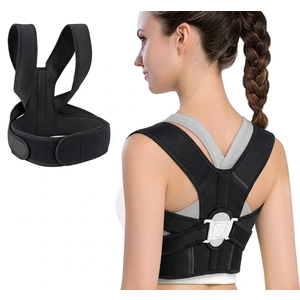 HLOES Posture Corrector for Women and Men,Adjustable Upper Back Brace, Breathable Back Support straightener, Providing Pain Relief from Lumbar, Neck, Shoulder, and Clavicle, Back