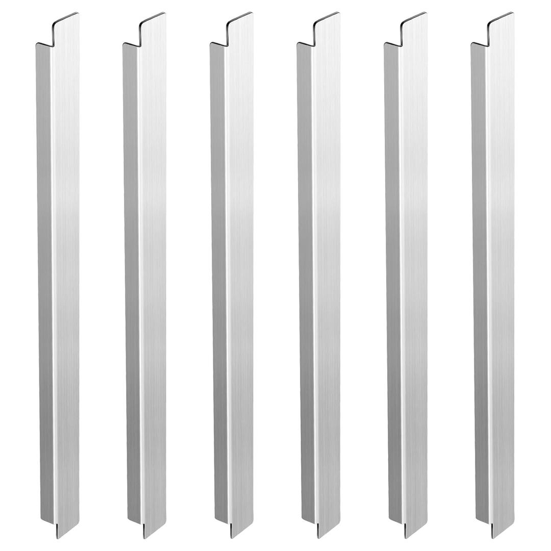 Lasnten 6 Pcs 12 Inch Stainless Steel Adaptor Bar Table Adapter Bar Long Divider Metal Food Divider for Restaurant Kitchen Food Service Accessories(12 Inch)