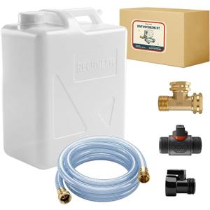 Boat Winterizing Kit, Smooth Valve Gravity Flow Cleaning Kit
5 gallon water tank, RV flushing, complete accessories, user manual included
