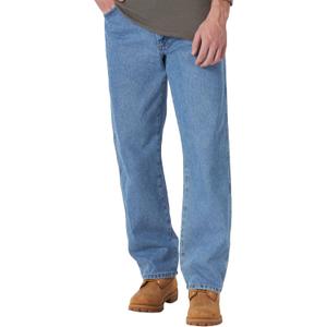Rustler Mens Classic Regular Fit Jean (46W x 30L, Stonewash)