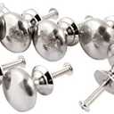 Aexit 10Pcs Silver Tone Bedroom Kitchen Door Cabinet Cupboard Drawer Pull Knob Handle (cbbc2fbeee8849d8cd5deaf4992e5f02)