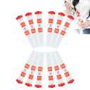 Travel-Sharps - Single Use Travel Sharps Container for AutoPens Needles Syringes - Portable Small Sharp Containers with Locking Lid, Puncture Resistant Transportable Needle Disposal Containers 12 Pack (7in Flat-End (12Pk))