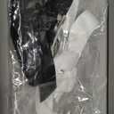 Black and White Hair Bows for Women - 2Pcs Silkly Satin Hair Ribbon Bow with Metal Clips Hair Accessories for Girls