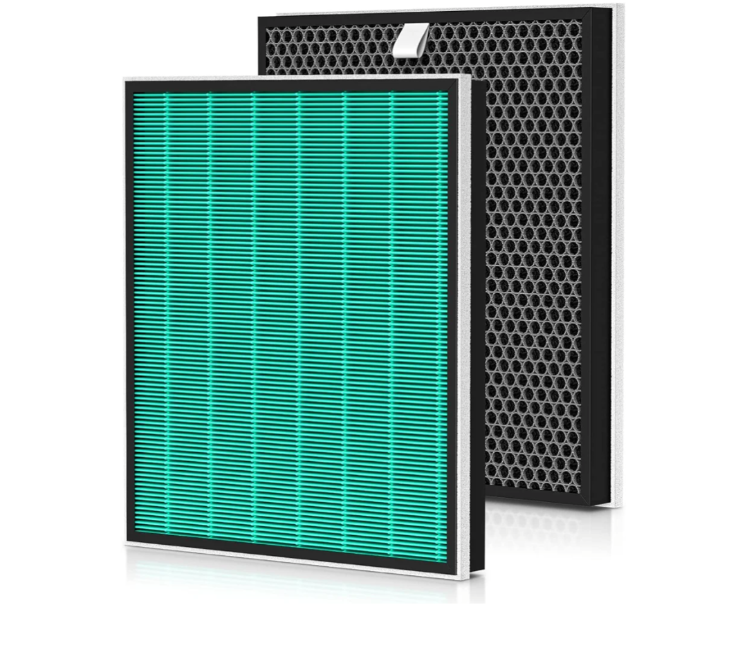 2 Pack 250/250S Replacement Filters for Coway Airmega 250 250S Max2 Air Purifier, Max 2 Green HEPA and Activated Carbon Filter Set, AP-1720-FP