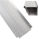 Gutter Guard,6" Aluminum Leaf Filter Gutter Cover,26 PCS Total Length 100FT,Raptor Gutter Guards,Easy DIY Leaf Guards for Gutters Fits Any Roof or Gutter Type