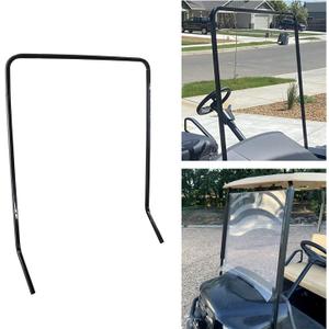 MGWILL Front Roof Top Strut Support Brackets Compatible with 1994-2013 EZGO Golf Cart Medalist/TXT Roof Rack