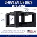 U.S. Art Supply 60 Slot Marker Organizer & Paint Brush Holder  Multi-Level Marker Storage, Pens, Brushes, Colored Pencils