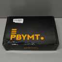 PBYMT Highway Pegs Short Angled 304 Stainless Steel, Highway Footpegs Footrest Fit For 1''&1.25''(25/32mm) Crash Bars Compatible with Harley Davidson Touring Road Glide Road King Street Glide Black