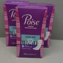 Poise Ultra Thin Incontinence Pads & Postpartum Incontinence Pads, 6 Drop Ultimate Absorbency, Long Length, 78 Count (3 Packs of 26),Packaging May Vary (Ultimate Absorbency)