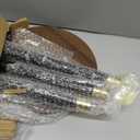 2 Pcs Indoor Plant Stand Mid Century Vintage Wood Modern Flower Pots Holder Round Side Table End Table Plant Stools for Living Room Corner Balcony Decor(Walnut Wood Color)