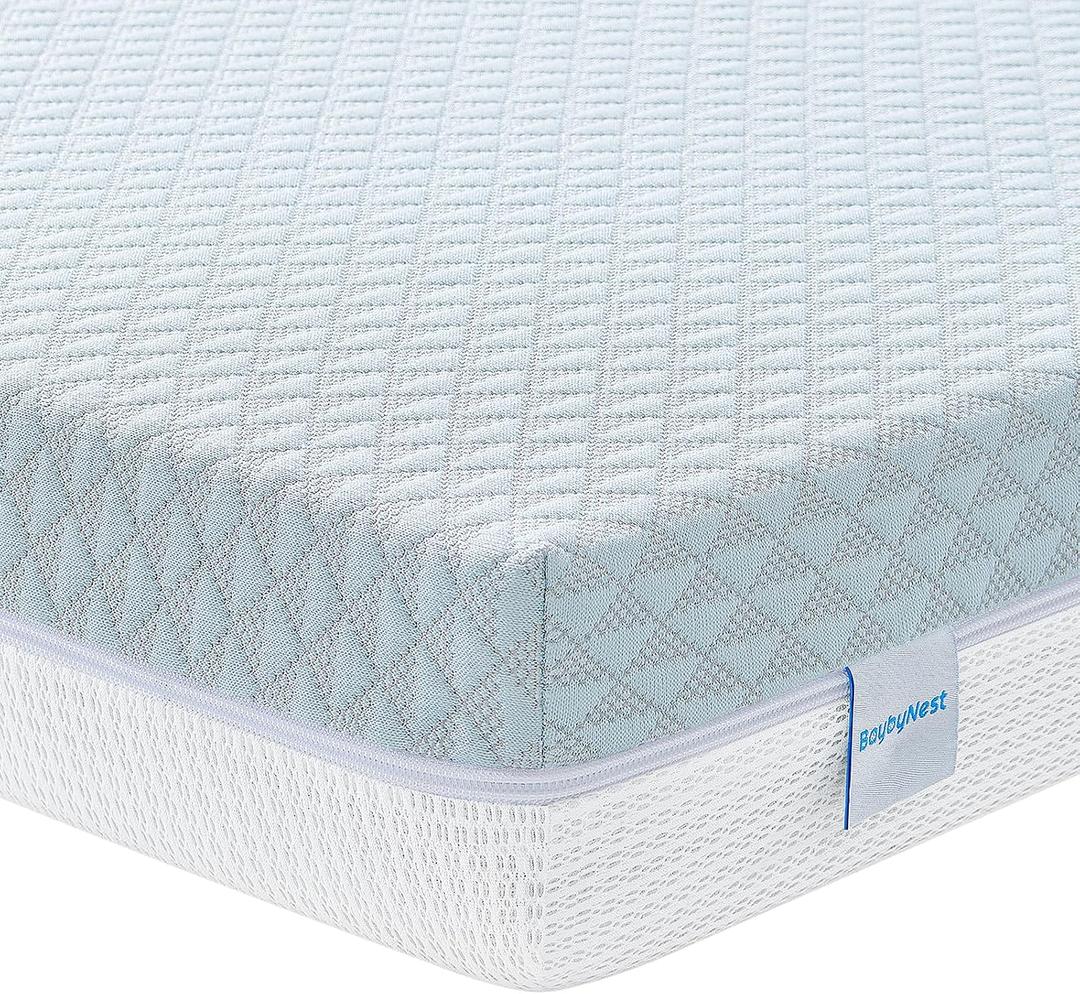 Mini Crib Mattress 38x24x4, Tencel-Lyocell Washable Cover, Dual-Sided Cooling Gel Foam for Infants & Toddlers, CertiPUR-US Certified